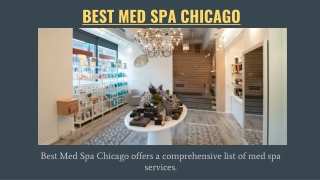 Best Med Spa Chicago