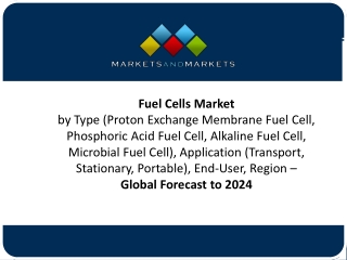 Competitive Scenario of Fuel Cells Market Analysed by Professionals with Forecast till 2024