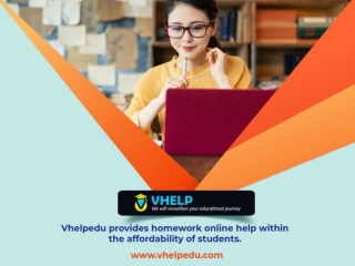 Vhelpedu provides homework online help within the affordability of students