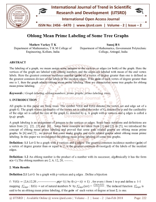 Oblong Mean Prime Labeling of Some Tree Graphs