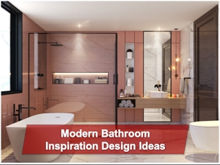 Modern Bathroom Inspiration Design Ideas