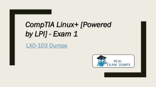 LX0-103 Dumps - Here's What CompTIA Certified Say about It | RealExamDumps
