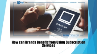How can Brands Benefit from Using Subscription Services