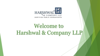 Professional Accounting Services Provider USA - Harshwal & Company LLP