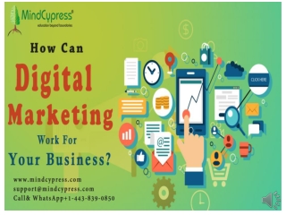 Digital Marketing Course | Online Digital Marketing Certification Workshop| Digital Marketing Online Training , MindCypr