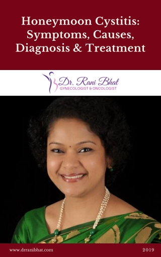 Honeymoon Cystitis Treatment in Bangalore | Dr.Ranibhat