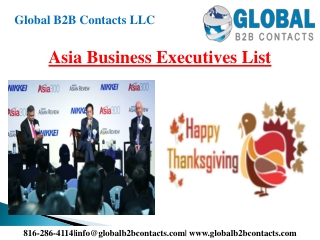 Asia Business Executives List