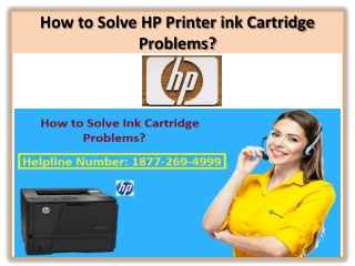 How to Solve HP Printer Ink Cartridge Problems?