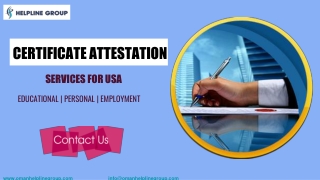Do you need your documents attested from USA in Oman?