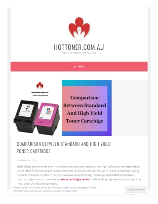 Difference Between Standard And High Yield Toner Cartridge