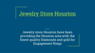 Jewelry Store in Houston