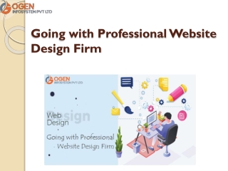 Going with Professional Website Design Firm