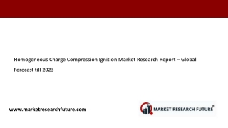 Homogeneous Charge Compression Ignition Market Research Report – Global Forecast till 2023