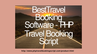 Hotel Reservation Script - Open Source Travel Booking Script