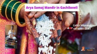 AryaSamaj Mandir in Gachibowli
