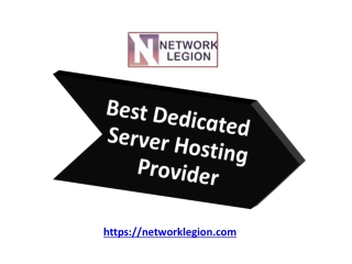 Best Dedicated Server Hosting Provider