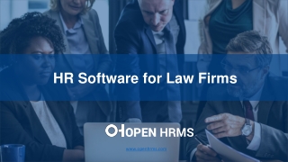 HR for Law Firms