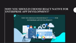 Why you should Choose React Native for Enterprise App Development?