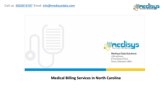 Medical Billing Services in North Carolina