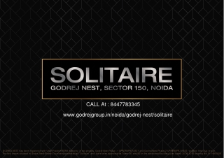 Godrej Solitaire - Luxurious 3 BHK Homes For Sale in Sector 150 Noida | Best Payment Plan