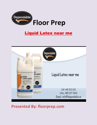 Liquid Latex near me