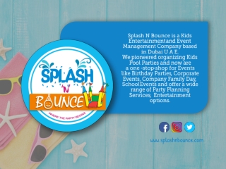 Splash and bounce - Slides