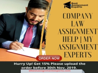 Company Law Assignment Help | MY Assignment Experts