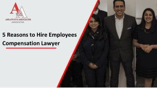 5 Reasons to Hire Employees Compensation Lawyer