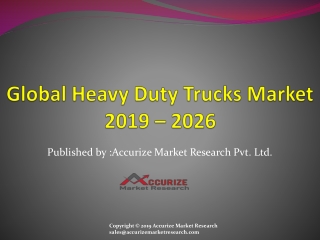 Global Heavy Duty Trucks Market