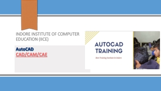 AutoCAD Training Institute in Indore | IICE
