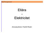 Ell ra - Elektricitet