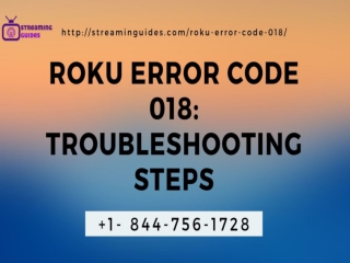Roku Error Code 018 Fix Now! Get Quick Help