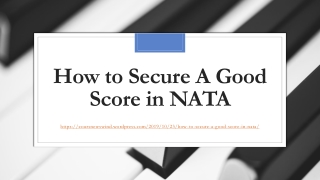 How to Secure A Good Score in NATA