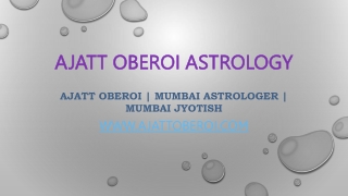 Know More About Best Astrologer in India Ajatt Oberoi!