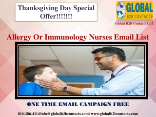 Allergy Or Immunology Nurses Email List