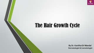 Hair Clinic in Sarjapur Road, Bangalore | Hair Growth Cycle - SKtruderma