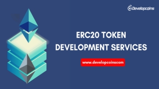 ERC20 Token Development Services