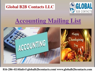 Accounting Mailing List