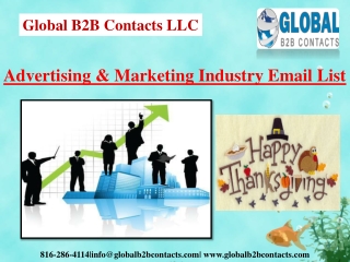 Advertising & Marketing Industry Email List