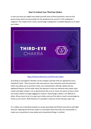 what is the third eye chakra