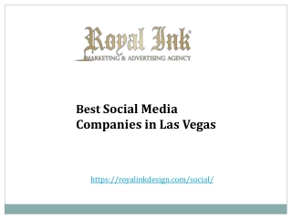 Best Social Media Companies in Las Vegas