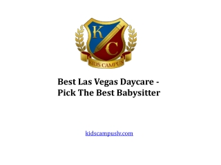 Best Las Vegas Daycare Nevada at USA