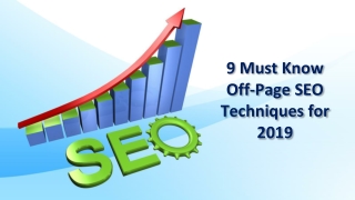 9 Must Know Off-Page SEO Techniques for 2019