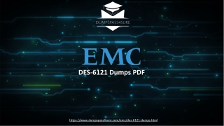 Latest DES-6121 Dumps PDF - DES-6121 Exam Questions