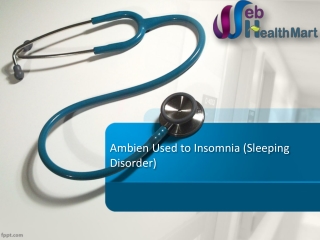 Buy Ambien online Used to Insomnia (Sleeping Disorder)