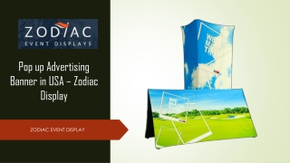 Pop up Advertising Banner in USA – Zodiac Display