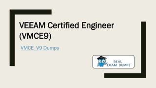 VMCE_V9 Dumps - Here's What VEEAM Certified Say about It | RealExamDumps