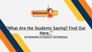 What Are the Students Saying? Find Out Here