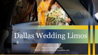 Dallas Wedding Limos-Wedding Transportation