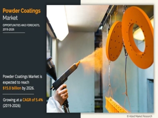 Powder Coatings Market is Estimated to Reach $15.0 Billion by 2026
